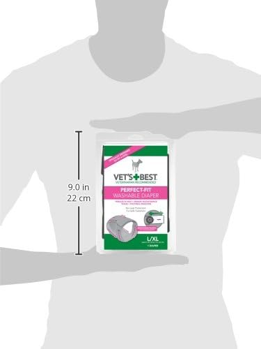 Vet's Best Perfect Fit Washable Female Dog Diaper, 1 count