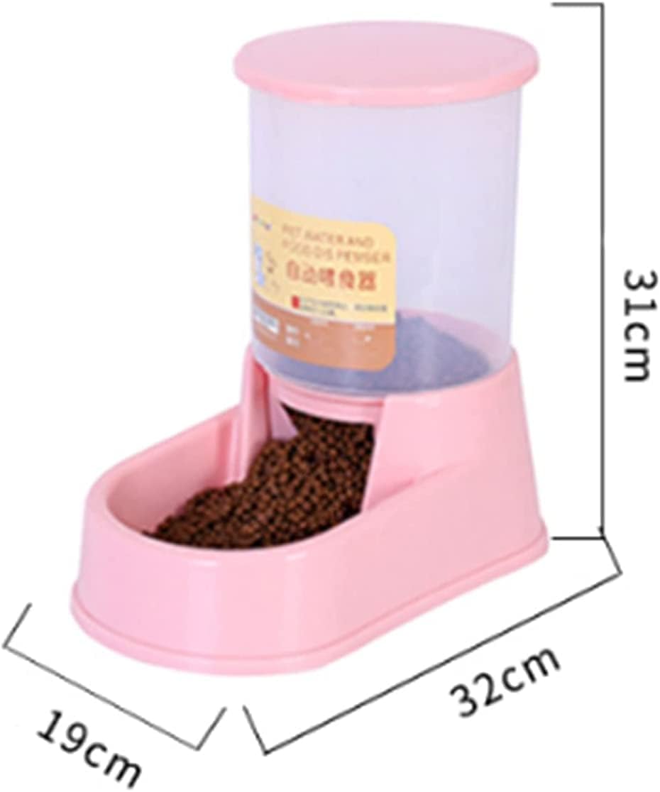 Automatic Cat Feeder Pet Feeder for Cats Dog Feeder Water Dispenser Cat Food Water Safe Plastic Dog Automatic Feeder Pet Supplies cat Fountain (Size : Water dispensers) (Feeders)