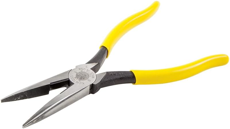 Klein Tools 80020 Plier Set, Made in USA, Lineman's Pliers, Diagonal Cutters, and Needle Nose, Induction Hardened Knives, 3-Piece