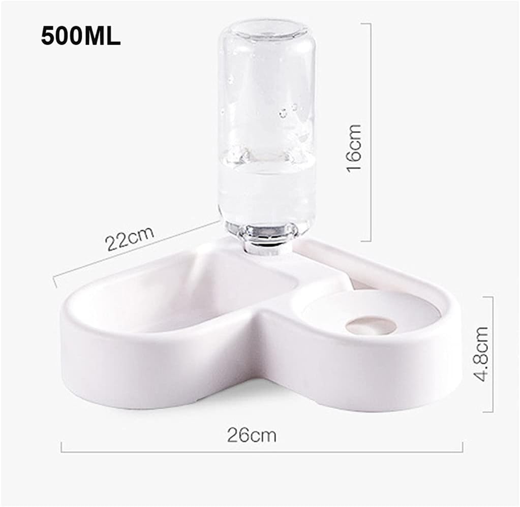 Pet Dog Bowls Cats Water Fountain Automatic Pet Feeder for Dogs Cats 1.8L Pet Drinking Dispenser Dog Double Bowl
