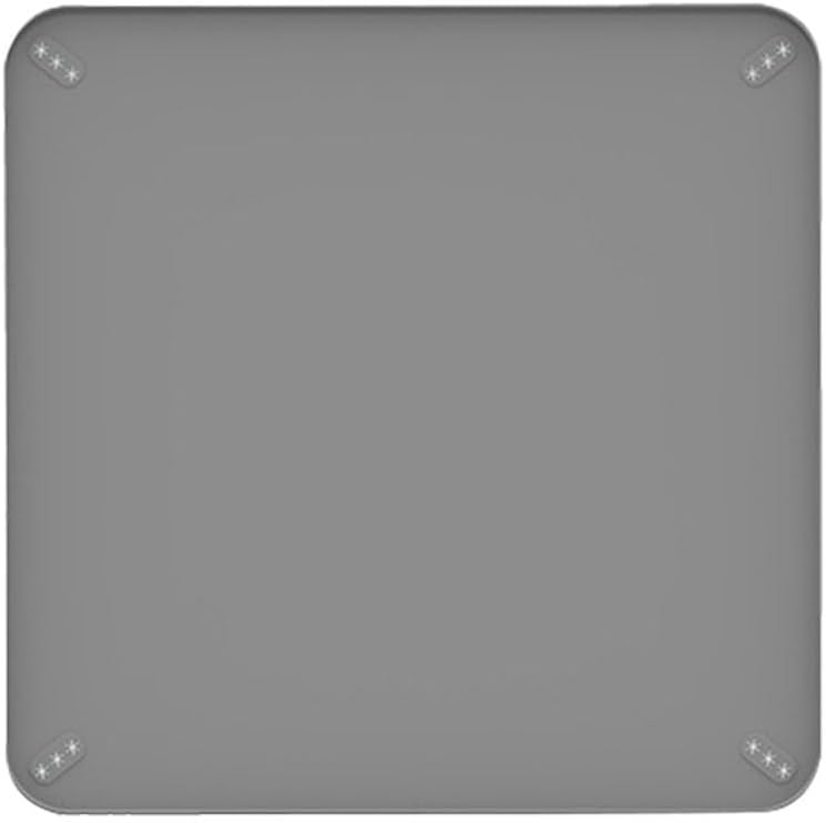 Dog Pee Pad Holder 24x24 Inch, Silicone Non-Slip Pet Potty Pad Tray Holder, Washable Anti-Chew Dog Training Pad Fixer, Grey (Gray, S)