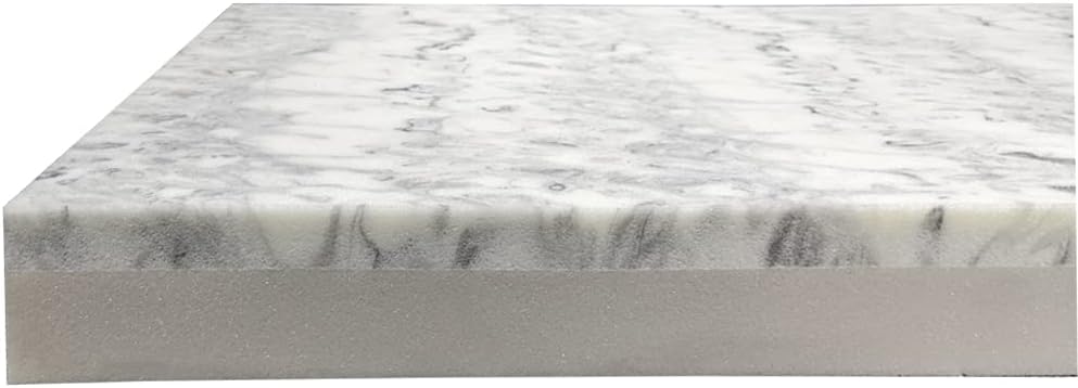 Dogbed4less XL Memory Foam Dog Bed for Medium Large to Large Pet with Waterproof Internal Cover, Microsuede Grey 45X27X3 Inches