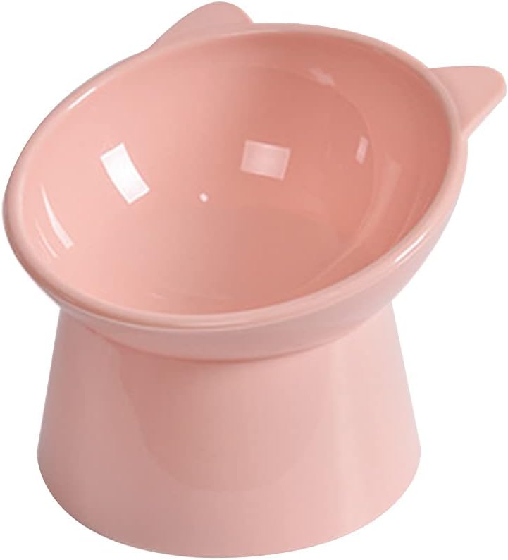Tilted Raised for Food Bowl Neck for Anti Vomiting 45 Degree Elevated Slanted Stand Bowls