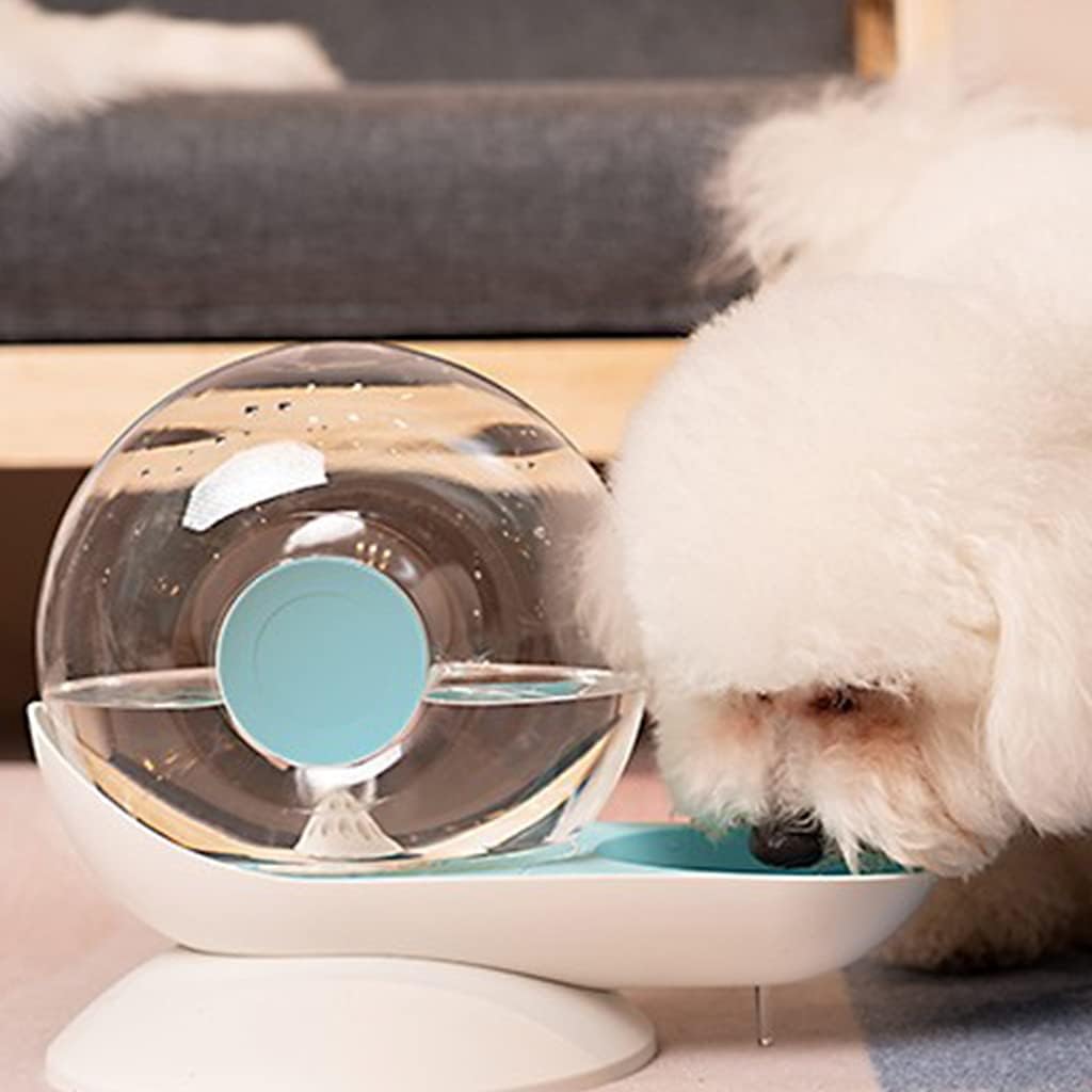 Automatic Drinking Fountain for Dog Small Snail Bubble Indoor Convenient for Checking Water Gift
