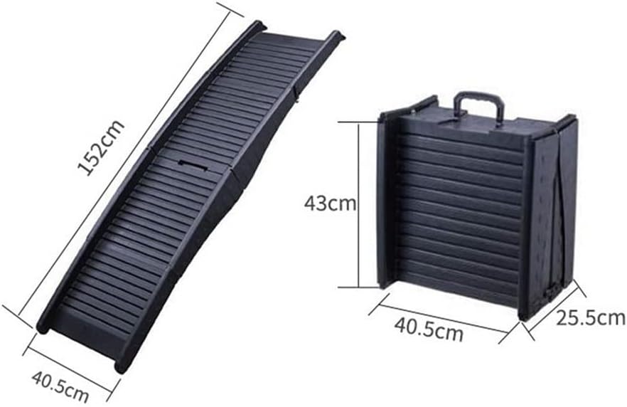 Dog Steps Pet Stairs Ramp Lightweight Folding Ladder for High Beds Trucks Cars SUV Over 5kg (As Show 1)