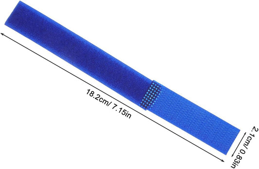 20pcs Non Slip Pet Bootie Fastener Straps Rainy Weather Paw Protector Bands for Dogs Cats Durable Blue Sock Straps for Secure Fit and Outdoor Adventures