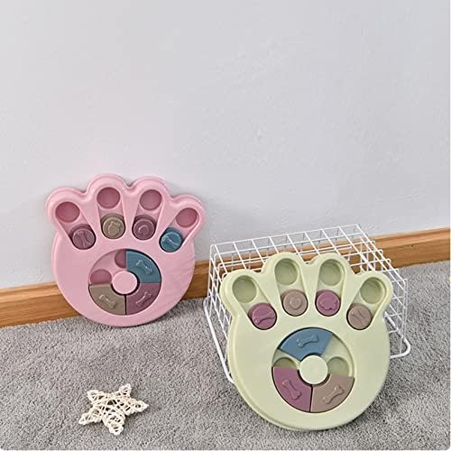 Dog Slow Feeder Interactive Puzzle Toys Dispenser Slowly Eating Bowl Pet Dogs Game (Color : C, Size : One Size) (A One size)