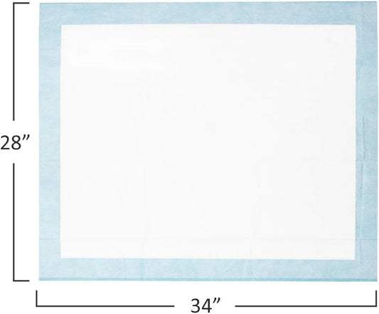 BV Puppy Pads XL 40 Count 34"x28" - Leak-Proof Pee Pads for Dogs with 6-Layer Design, Rapid Dry Sheet & Attractant - Dog Pad Extra Large with Odor Control - Perfect for Big Dogs & Indoor Use