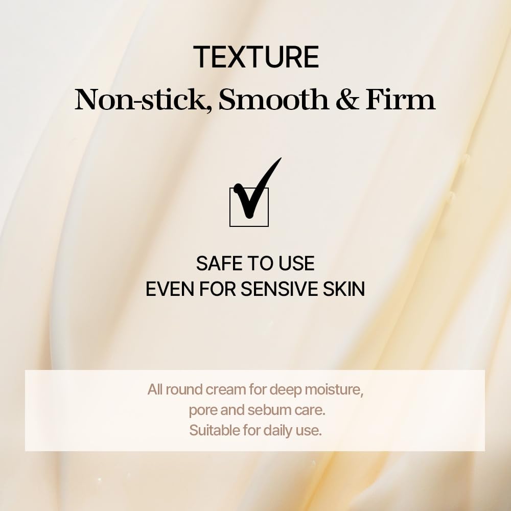 mixsoon Bean Cream-Deep Moisturizer Face Cream, Hydrating and Smoothing for Face, Fermented Soybean Extract, Lightweight Non-Sticky Finish 50ml / 1.69 fl.oz. Korean Glass Skin Care