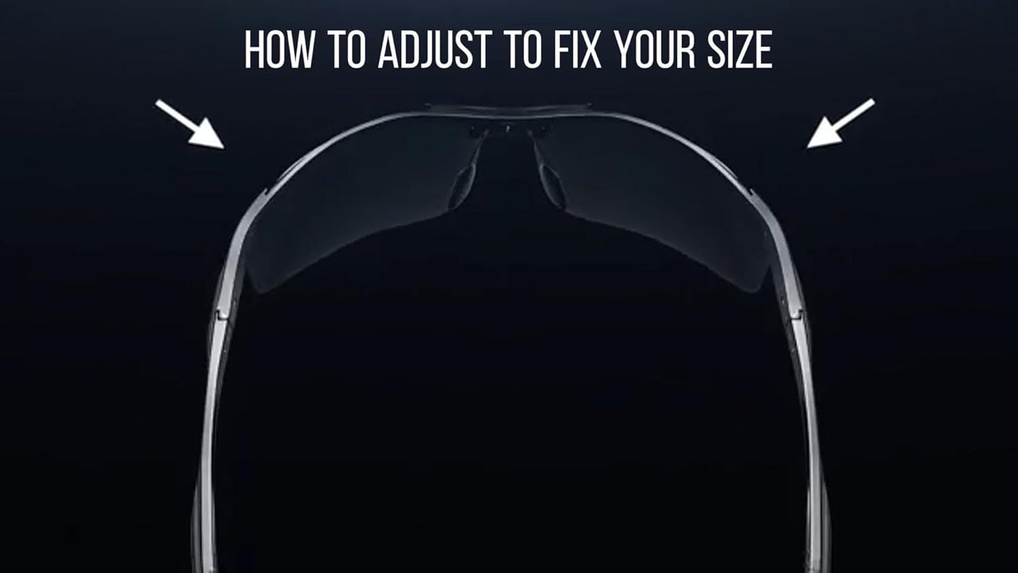 ROCKNIGHT Driving HD Polarized UV400 Protection Ultra light Al-Mg Golf Fishing Outdoor Sunglasses