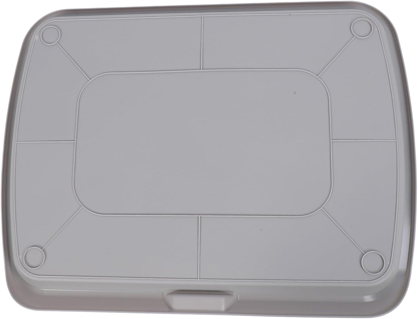 Puppy Potty Training Tray, Detachable Washable Mesh Dog Pee Pad Holder Tray for Small Breed Dog (Gray)