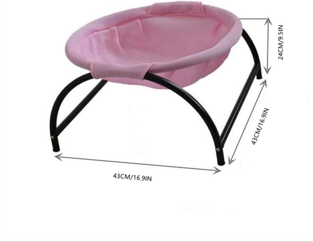 Cat Bed Cat Hammock Bed Elevated Pet Bed Detachable Bed for Kittens Puppies Sleeping Bed Indoor Outdoor Use