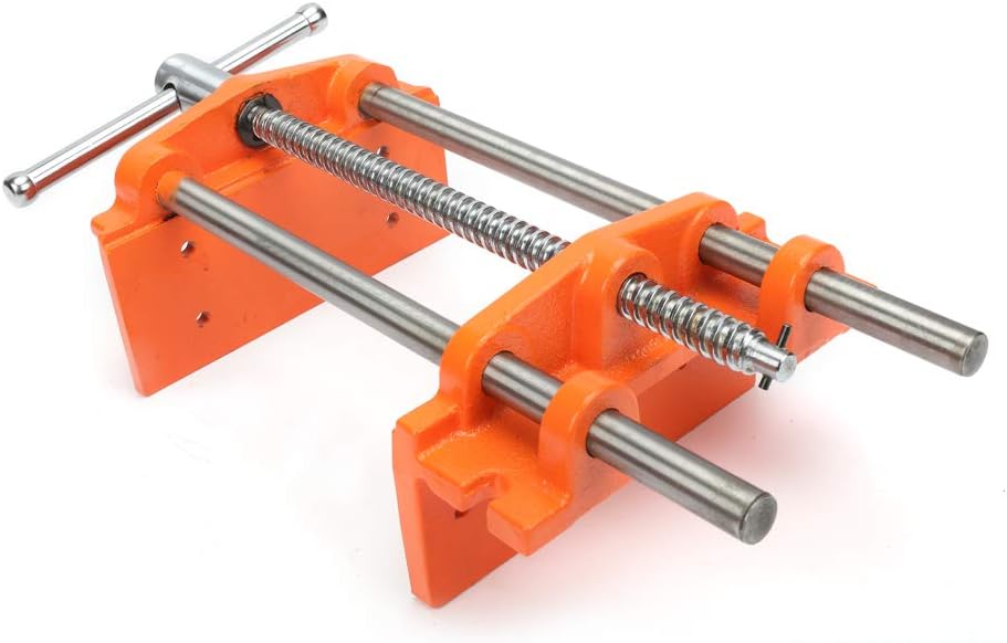 Pony Jorgensen 27091 Medium Duty Woodworker's Vise, Orange, Grey, 9-Inch By 7-Inch