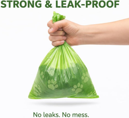 360 Count Dog Poop Bags – Eco Friendly Biodegradable Pet Waste Bags, Leak Proof - Unscented