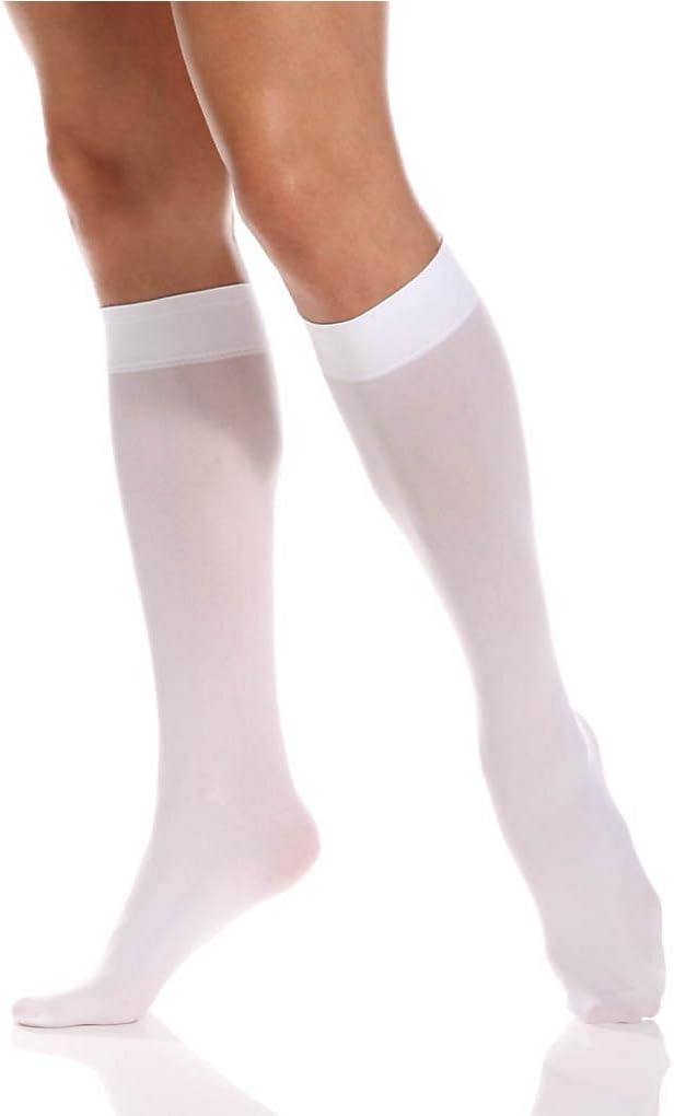 Winterlace Women’s Trouser Socks, Opaque Stretchy Nylon Knee High, Many Colors, 6 or 12 Pairs