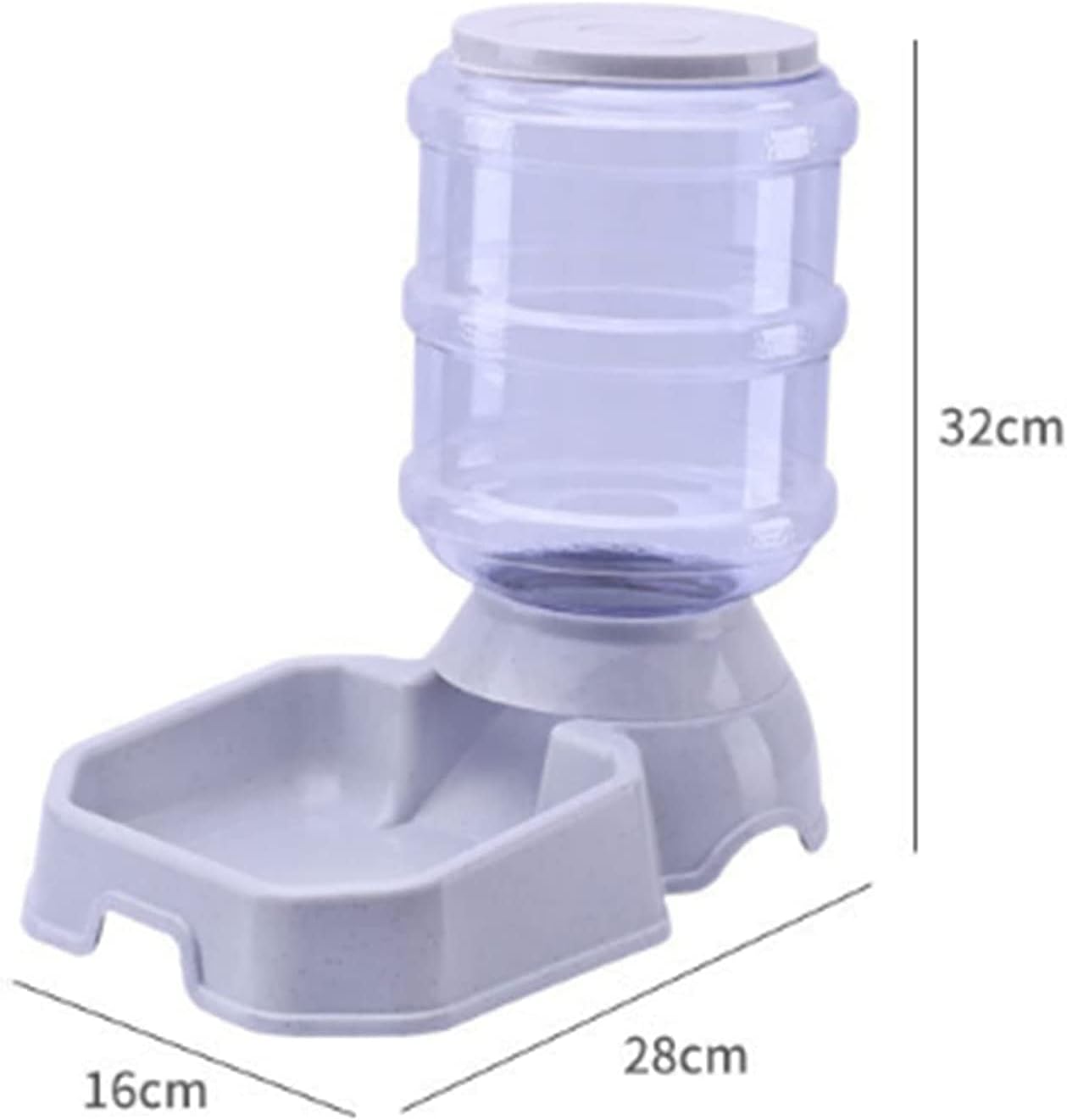3.8L Pet Automatic Feeder Dog Cat Drinking Bowl for Dog Water Drinking Cat Feeding Large Capacity Dispenser Pet Cat Dog Unplugged Feed Water Pet Supplies cat Fountain (Feeders)