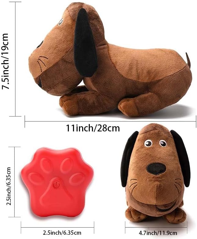 Heartbeat Puppy Toy for Dogs and Cats, Heartbeat Stuffed Animals for Anxiety Relief, Newborn Puppies Sleep Aid Separation Anxiety