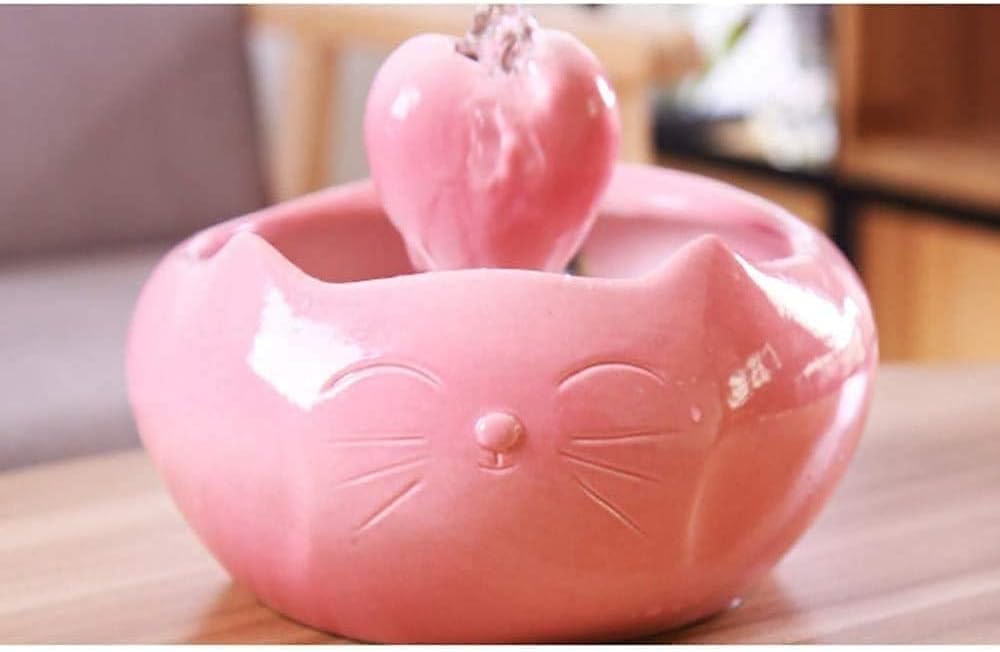 Pet Fountain for Cats and Dog Automatic Drinking Fountain Pet Supplies Ceramic Design Cat Water Dispenser