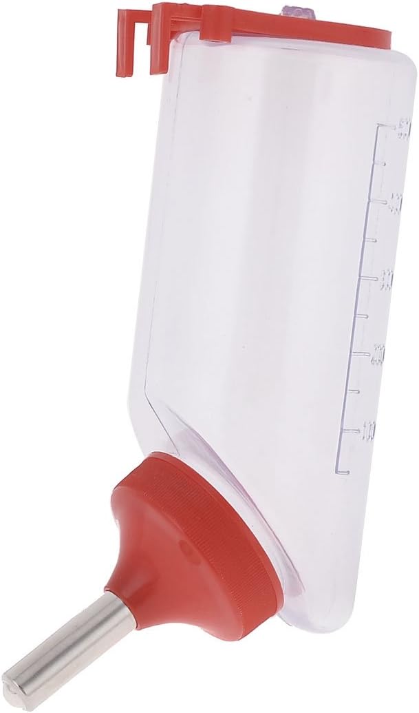 Pet Puppy Dog Hanging Fountain Bottle Water Feeder Red 500ml (id: c5d 388 826 479 c26