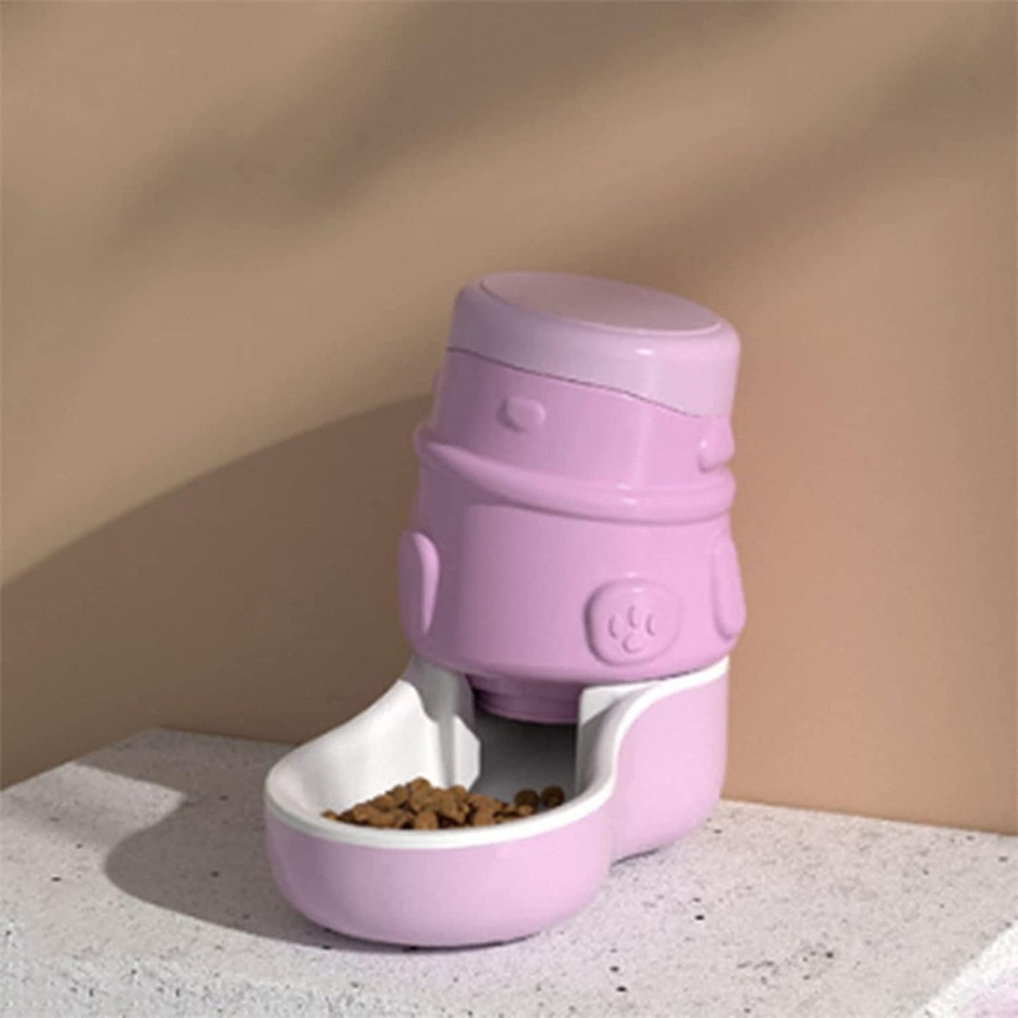 Dispenser Automatic Pet Food Feeder and Water Dispensers Set,Dog Feeder and Cat Water Dispenser 3.2L Gravity Dog Feeder Easily Clean Pet Supply cat Fountain