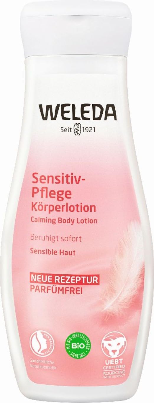 Weleda Unscented Body Lotion, Free From Parabens & Phthalates, No Animal Testing, 6.8 Fluid Ounce (Pack of 1)