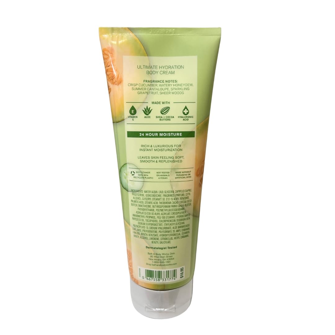 Bath & Body Works Cucumber Melon Body Cream 3-pack - NEW