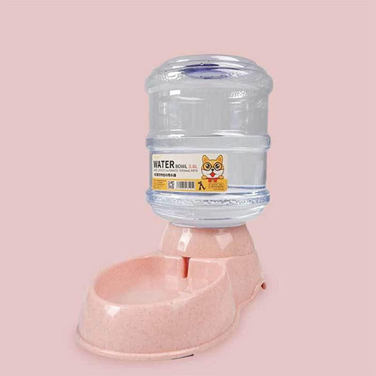 Dispenser Pet Drinker Waterer Dog Feeder Automatic Feeder EcoFriendly Adjustable Unplugged Detachable Drinking Dispenser Dog Automatic Drinkers cat Fountain (Size : Feeders) (Water dispensers)