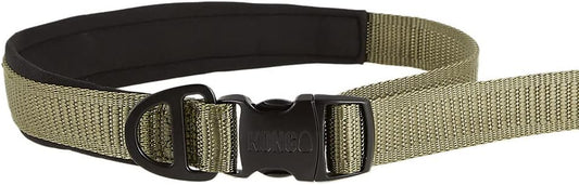 KONG Comfort Ultra Durable Traffic Padded Handle Hands Free Quick Control Leash 6' (Green)