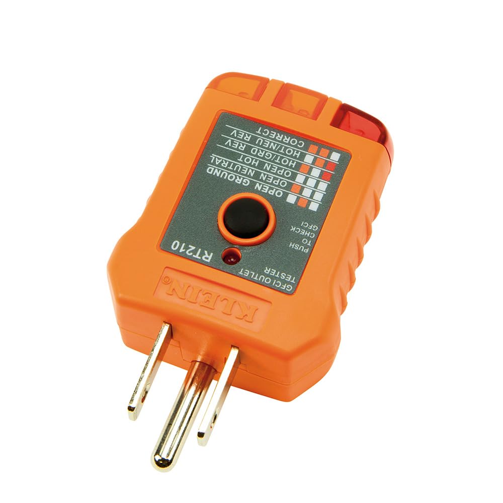 Klein Tools 80025 Outlet Tester Kit with GFCI Tester and Non-Contact Voltage Test Pen, 2-Piece