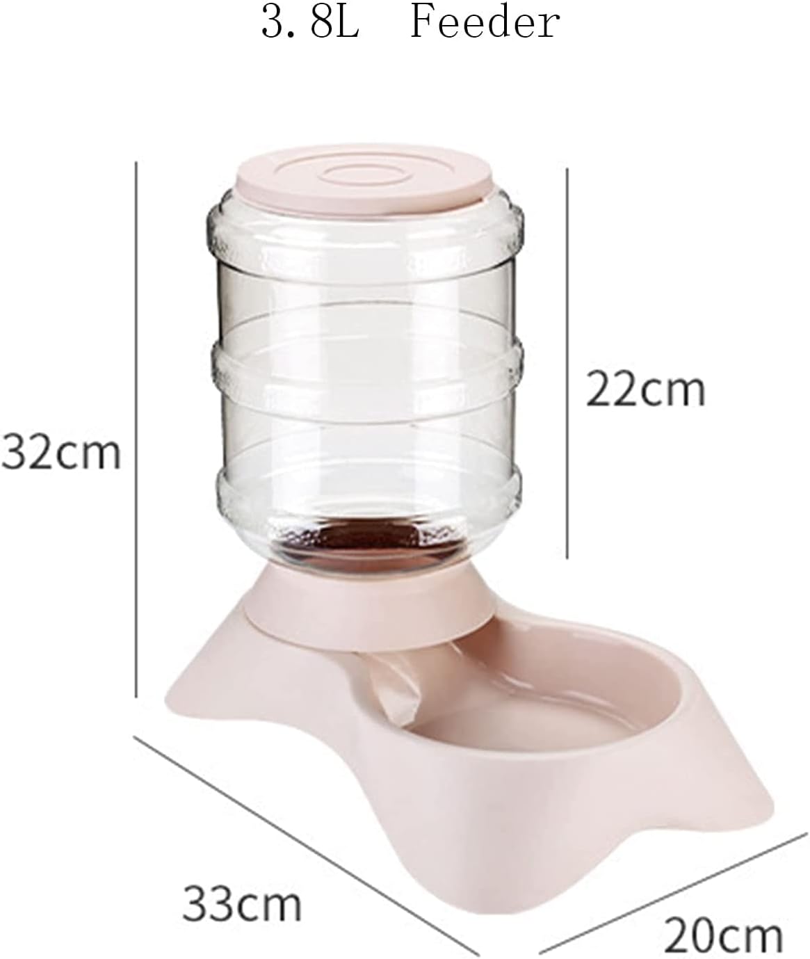 Pet Automatic Feeding Bowls Dog Food Feeder Cat Water Feeder Large Capacity Food Water Dispenser Gravity Pet Food Feeder and Water Dispensers cat Fountain (Feeders)