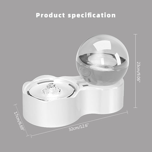 Cats Water Fountain with Pump 2300mL Filtered Automatic Dog Water Dispenser for Various Pet Indoor Safe to Use