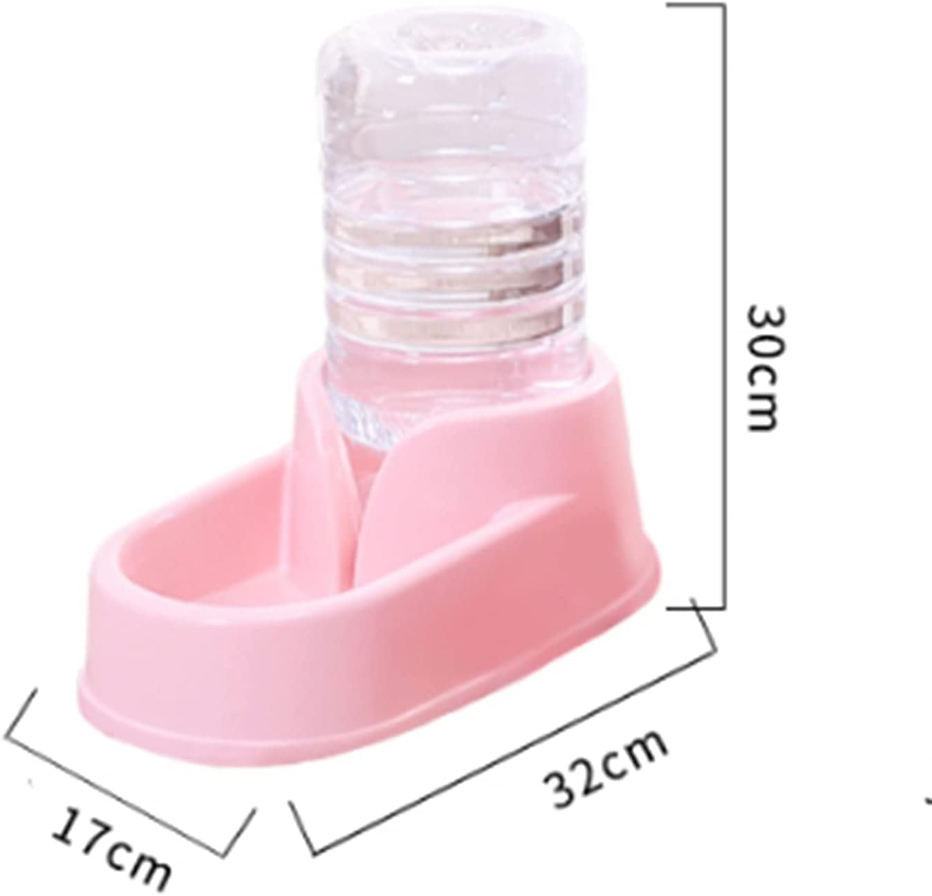 Dispenser Automatic Cat Feeder Pet Feeder for Cats Dog Feeder Water Dispenser Cat Food Water Safe Plastic Dog Automatic Feeder Pet Supplies cat Fountain (Size : Feeders) (Water dispensers)