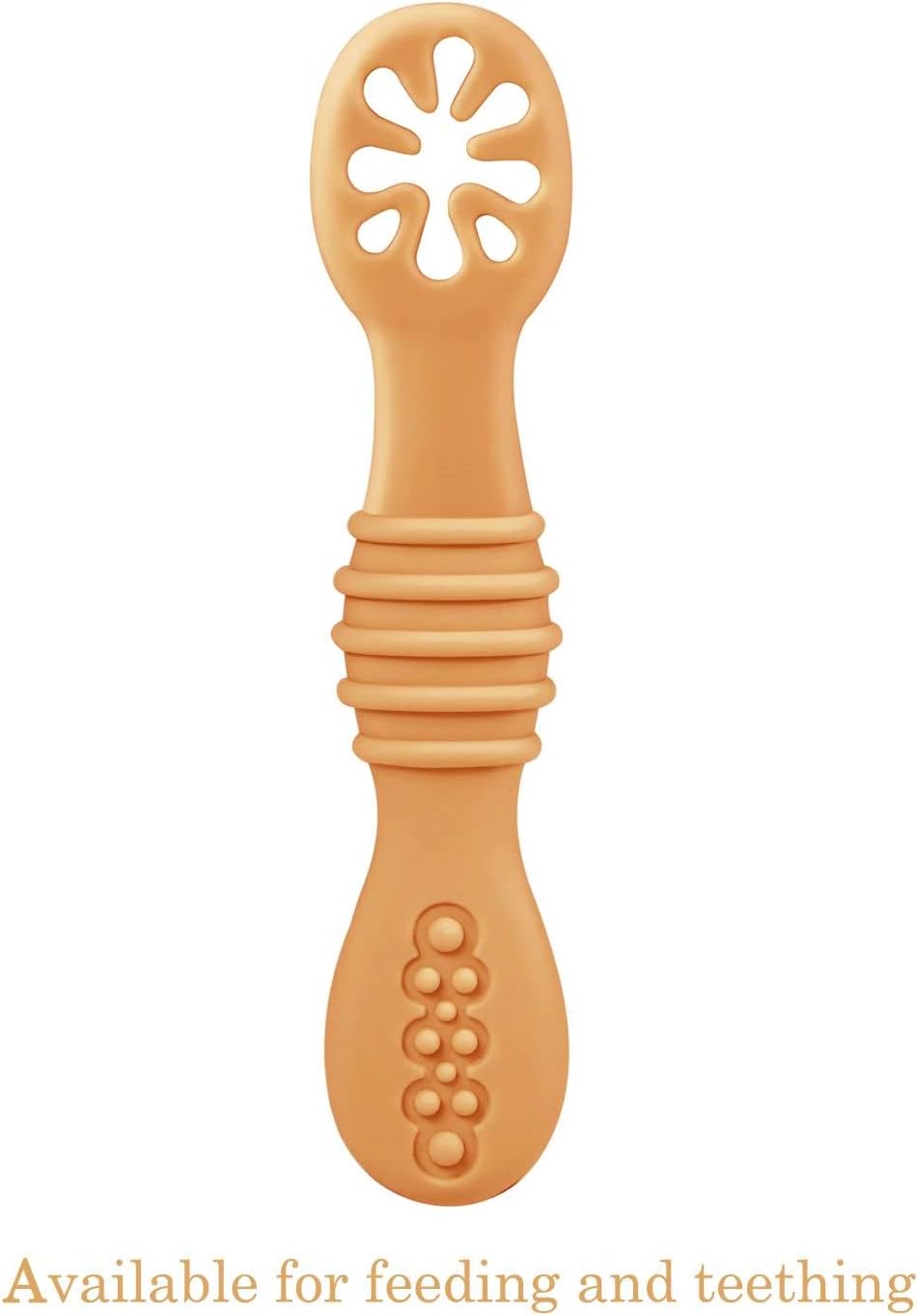 PandaEar 7 Pack Silicone Baby Feeding Spoon | Baby Led Weaning Supplies | Toddler Infant Feeding Spoon First Stage