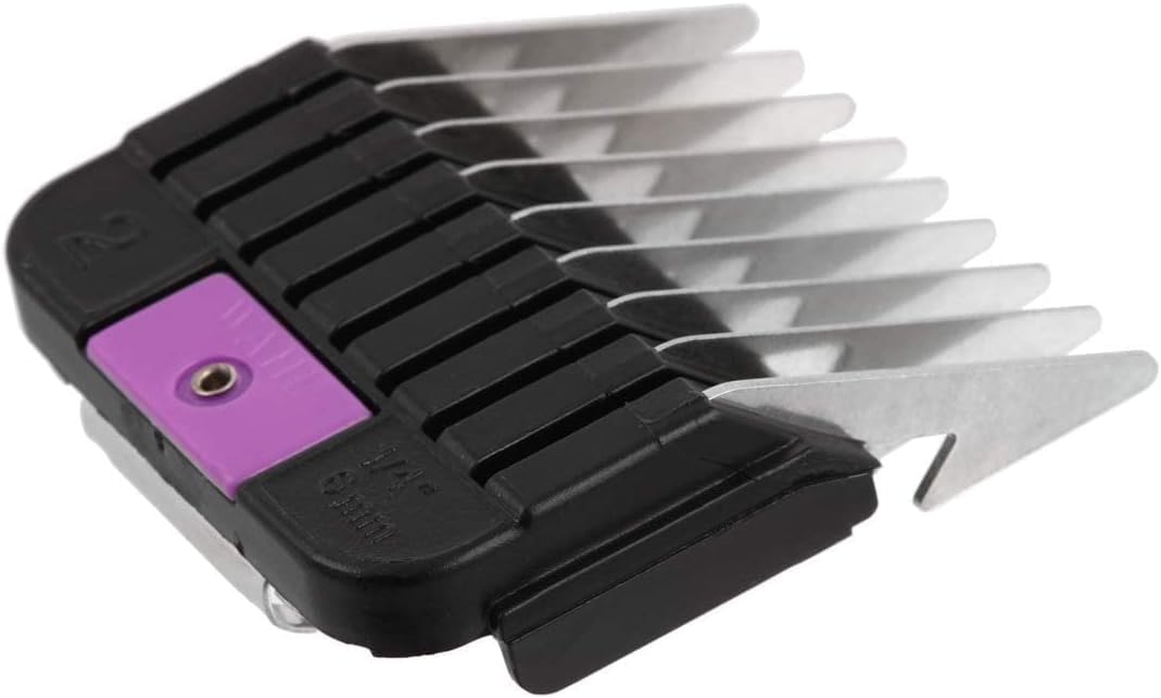 Wahl Pro Animal Stainless Steel Attachment Combs - 8 Cutting Lengths - Color-Coded Dog & Cat Clipper Guides - Animal Grooming Essentials - Snag-Free Cutting - Multicolor 2