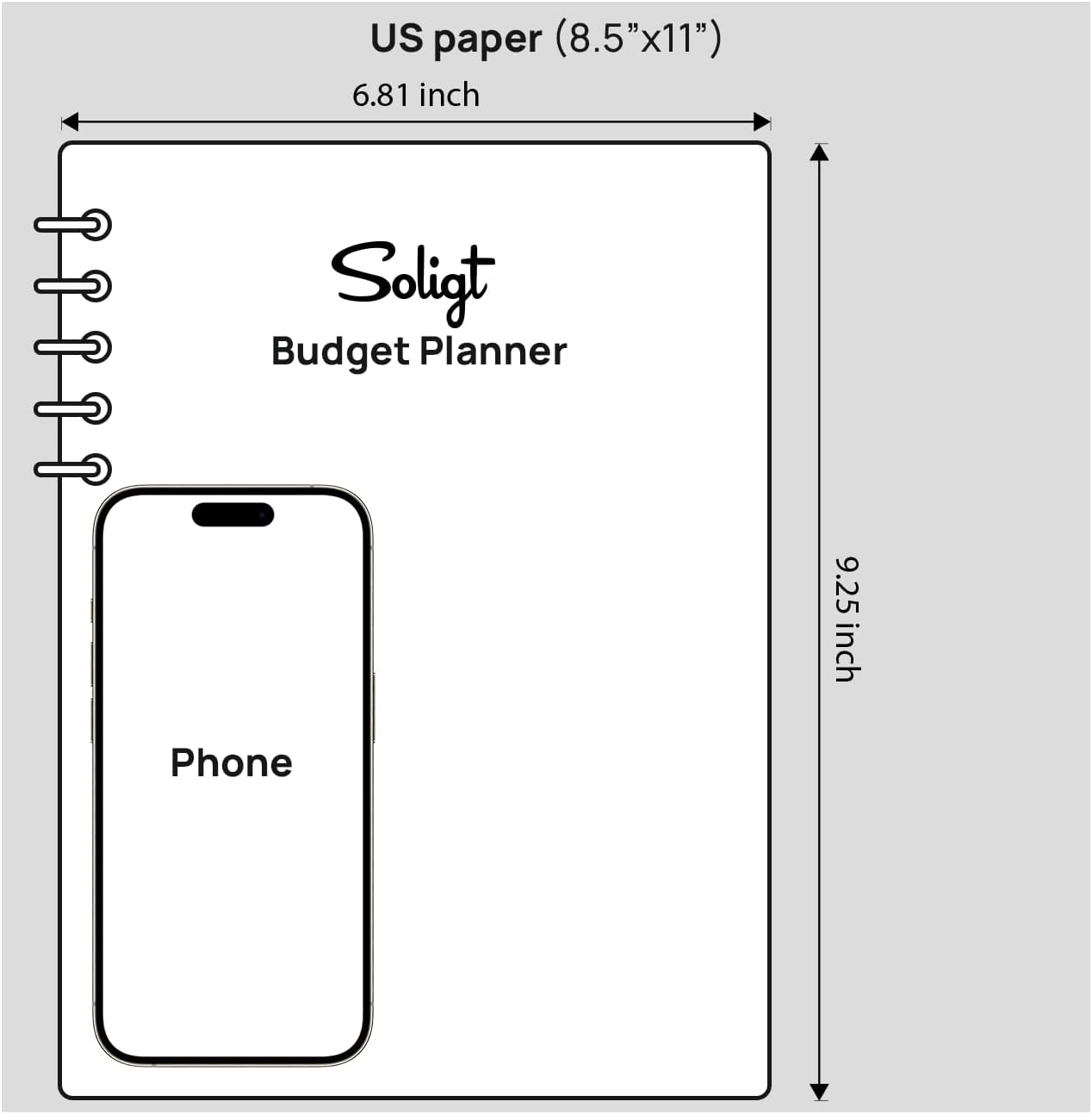 Monthly Budget Planner Book (Undated) with 12 Pockets for Income, Debt, Saving, Expense and Bill Tracker Organizer, Purple, Spiral Design