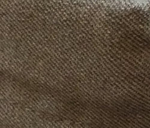 Dogbed4less 41X27X4 Inches Large Size Brown Color Denim Jean Dog Pet Bed External Zipper Cover - Replacement Cover only