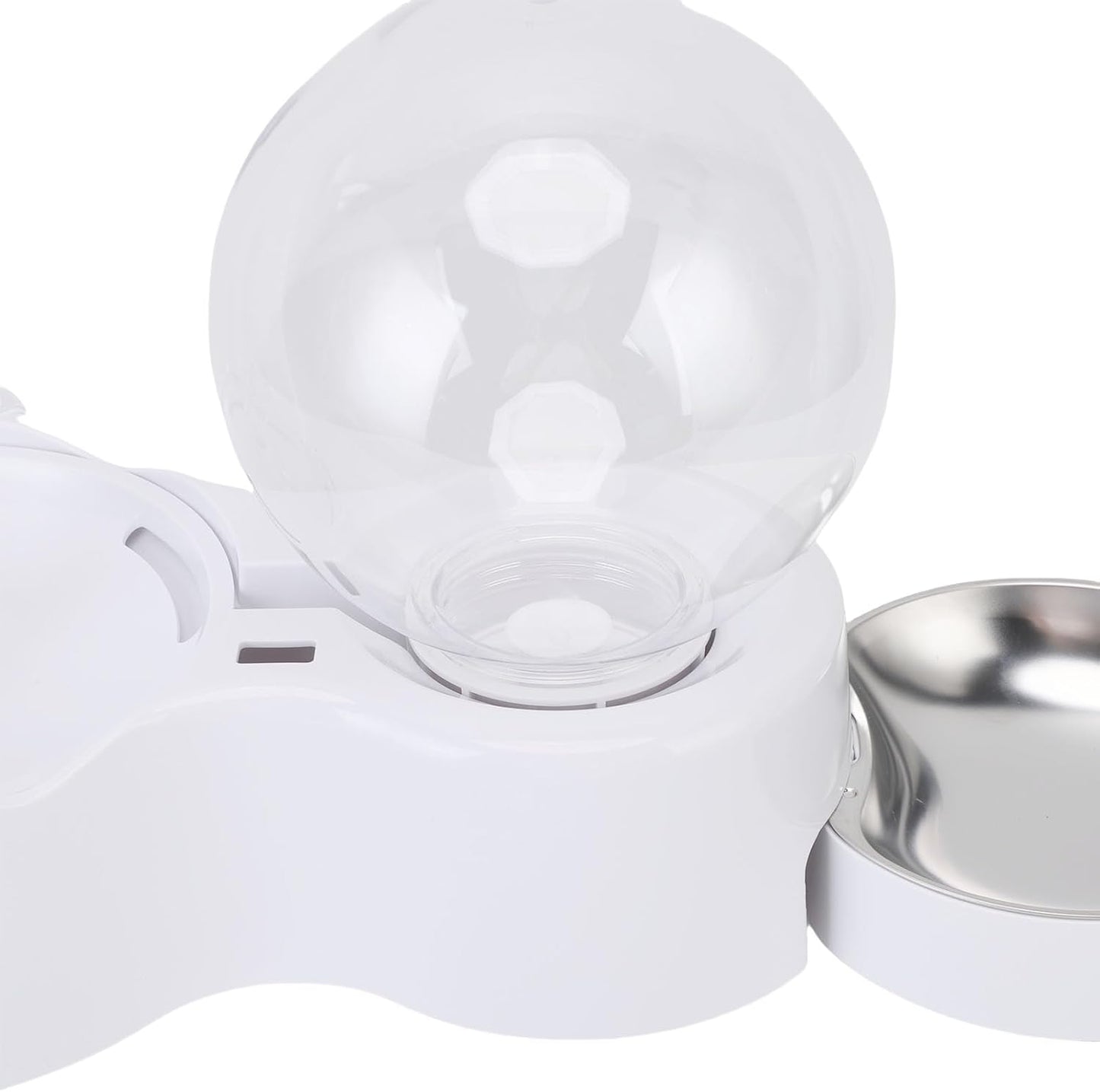 Luqeeg Water Fountain Food Feeder Smart Circulation Ensures Clean Cat Dog Food Feeder with Large Capacity Practical Filter Design Removes Impurities from Water for Cats Dogs Pets