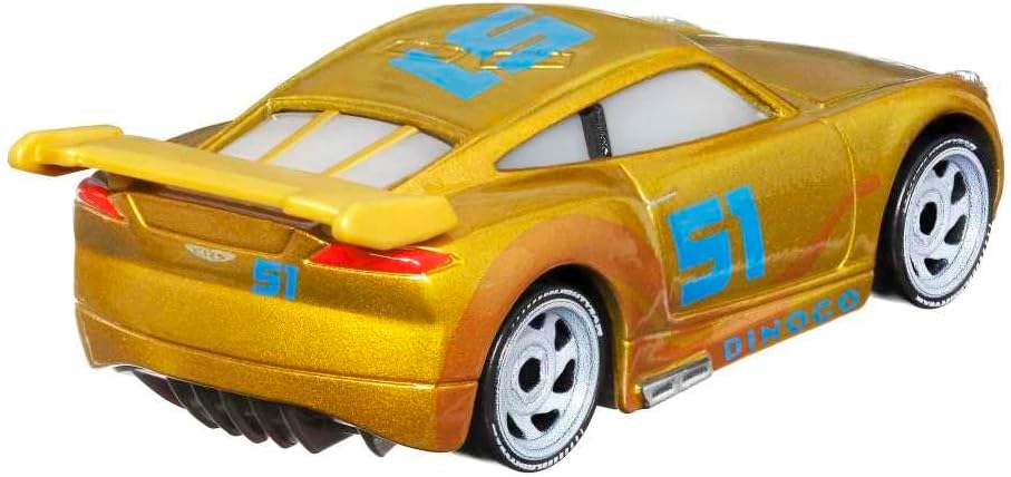 Disney Cars On The Road Diecast Metallic Dinoco Racing Center Cruz Ramirez