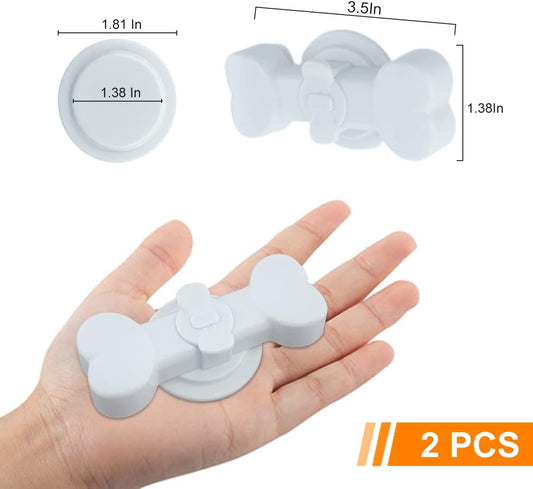 2 Pack Pee Pad Holder- Dog Potty Pee Pad Holder for Leg-Lifting with Strong Adhesive and Magnets for Any Size Puppy Pads Indoor Dogs House Wall