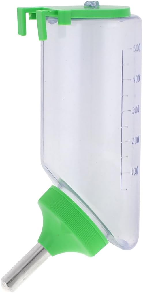 Pet Puppy Dog Hanging Fountain Bottle Water Feeder Green 500ml (id: c0b 2b1 a1a 395 c92