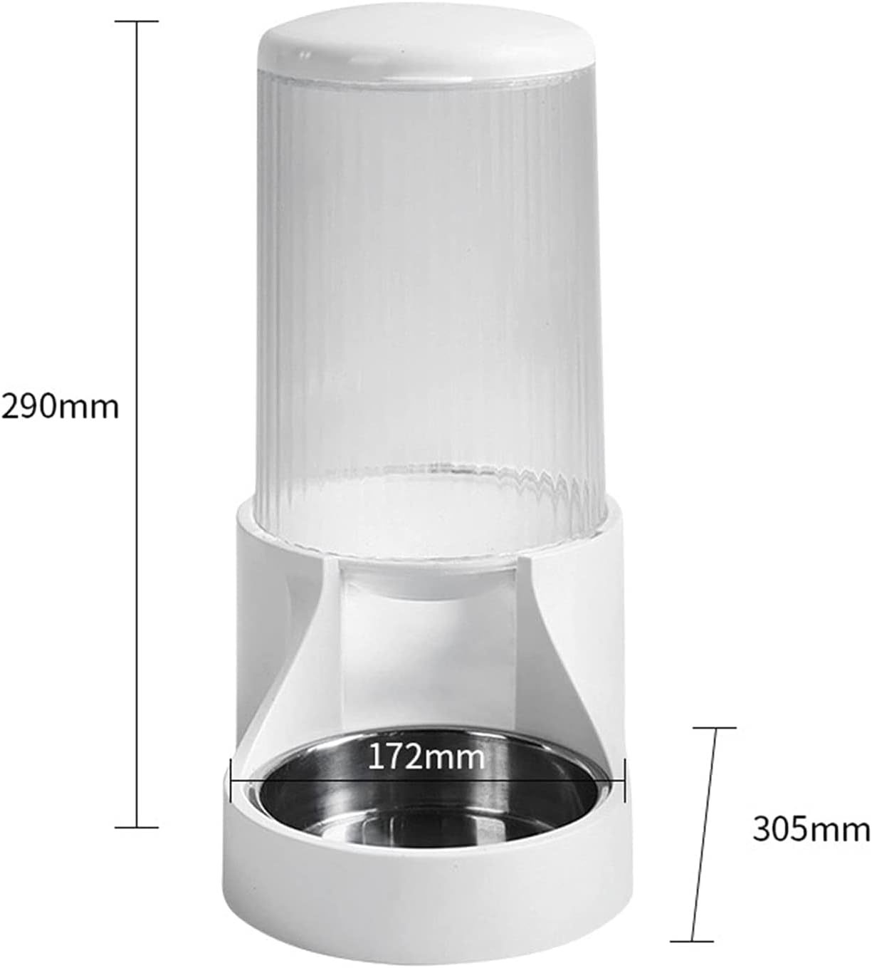 Pet Automatic Feeder Gravity Water and Food Dispenser Dog Cat Drinking Bowl for Dog Water Drinking Cat Feeding Large Capacity Dispenser Pet Cat Dog cat Fountain (Size : Feeders)
