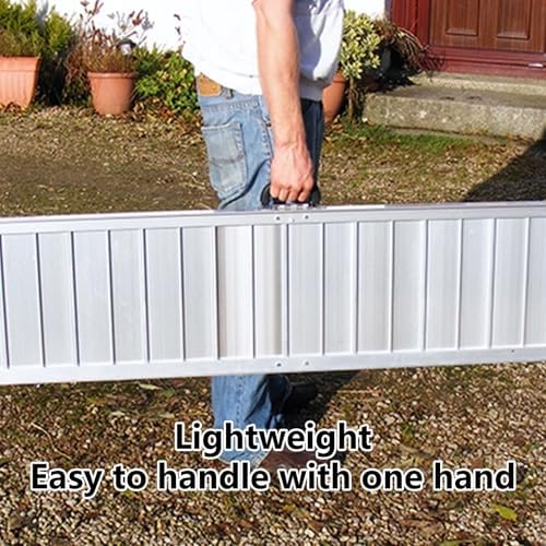 Heavy-Duty Foldable Pet Ramp for Car Access - Supports 300kg, Ideal for Large Dogs & Wheelchairs, Non-Slip Surface, Portable Handle, 61x73cm, Safe & Durable