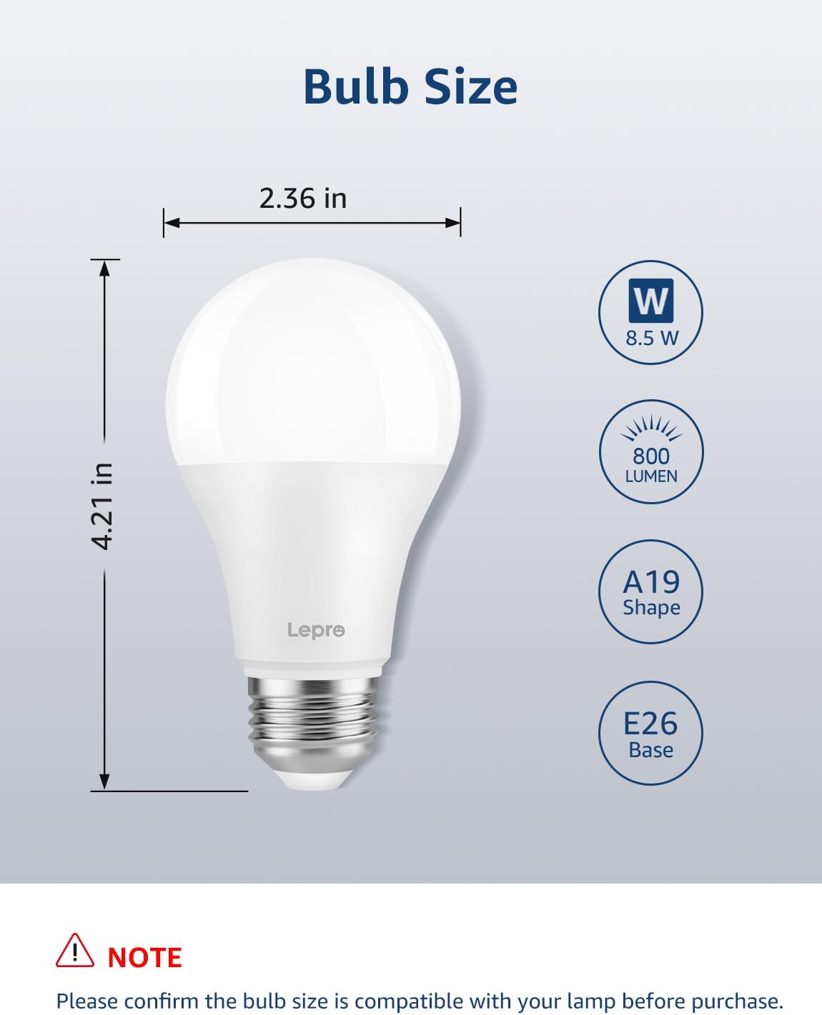 Lepro B1 AI Smart Light Bulbs - WiFi & Bluetooth RGBWW Color Changing LED Bulb Works with Alexa & Google Assistant, Personalized Al Lighting Designer, AI Voice Control, Music Sync, 2.4GHz Only, 4 Pack