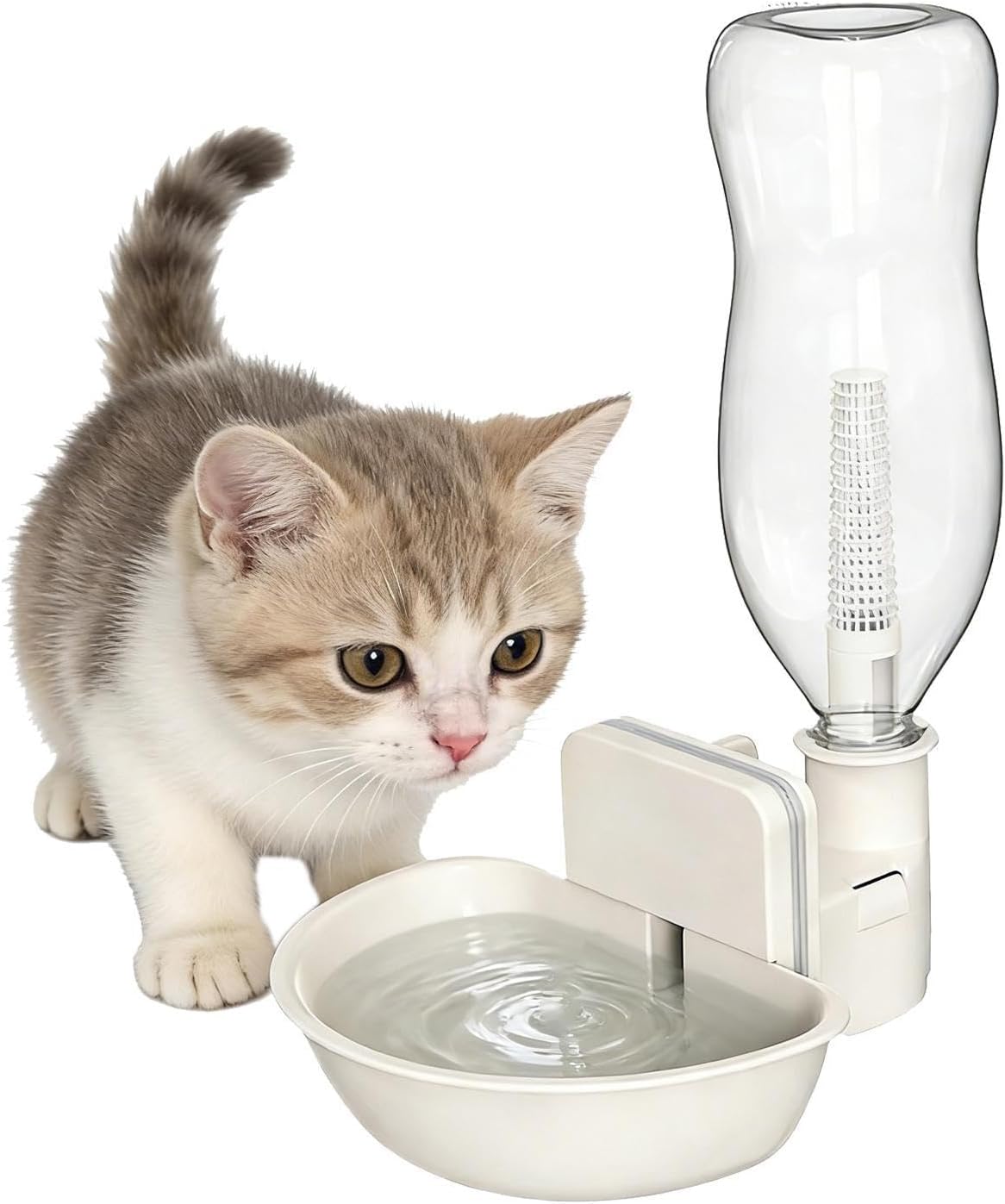 Dog Water Bottle | Leakproof Leakproof Portable Water Dispenser Space Saving | Airtight Dog Water Dispenser | for Small Cats, Ferrets, Hamsters,