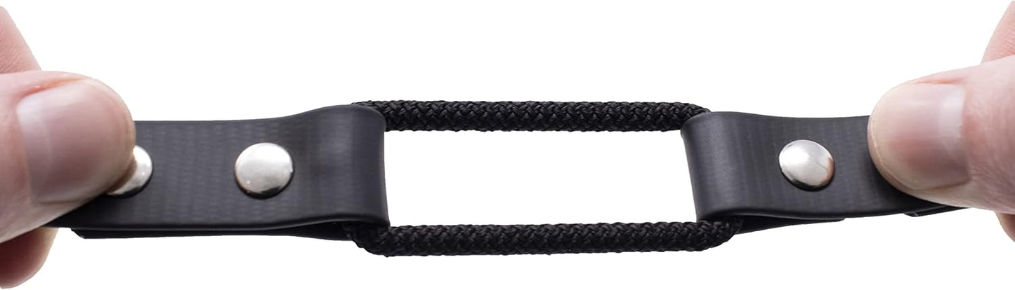 Educator 3/4-Inch Dog Training Collar Strap–ONLY Fits ME-300, ET-300/400, EZ-900, PE-900 & PG-300 Receivers – NOT Compatible with FE-580, ET-800 or UL-1200–Quick Snap Biothane Bungee Collar, Black