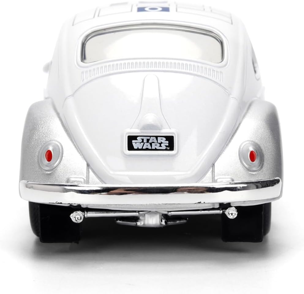 Jada Star Wars R2-D2 1959 Volkswagen Beetle Die-Cast Car 1:32 Scale Vehicle – Hollywood Rides Toys