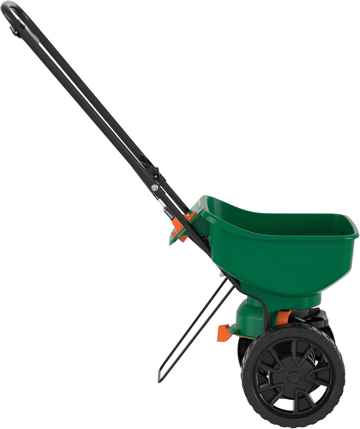 Scotts Turf Builder EdgeGuard Mini Broadcast Spreader - Spreader For Lawn Fertilizer, Weed & Insect Control, Grass Seed, and Ice Melt, Holds Up To 5,000 sq. ft. of Product