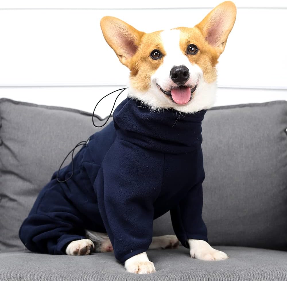 Winter Coat Dog Anxiety Relief Dog Comfort Soft Fleece Pullover Pajamas for Walking Hiking Travel Sleep XXXL Turquoise Green