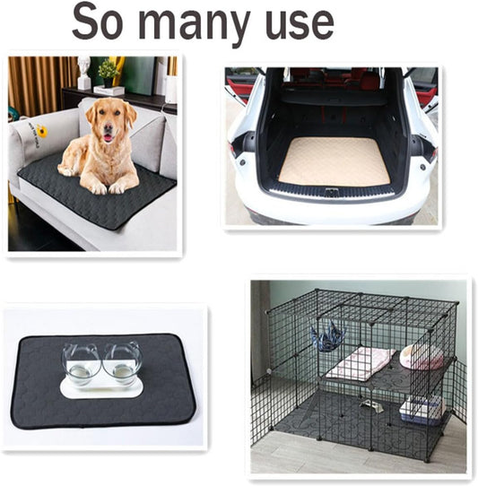 Washable Pee Pads for Dogs, Reusable Super Absorbent Potty Pads, Non-Slip and Leak-Proof Puppy Pads for Whelping, Portable Washable for Puppy