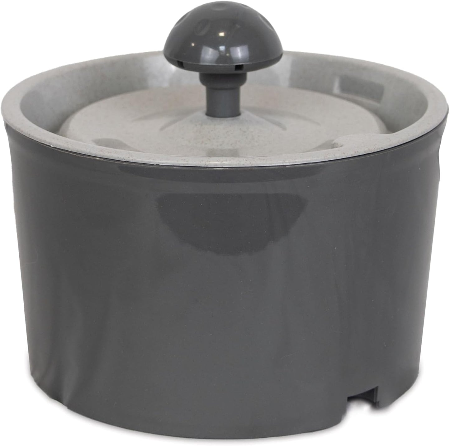 Hydro-Station Pet Drinking Fountain, 1.6L Capacity, Charcoal Filter, Gray